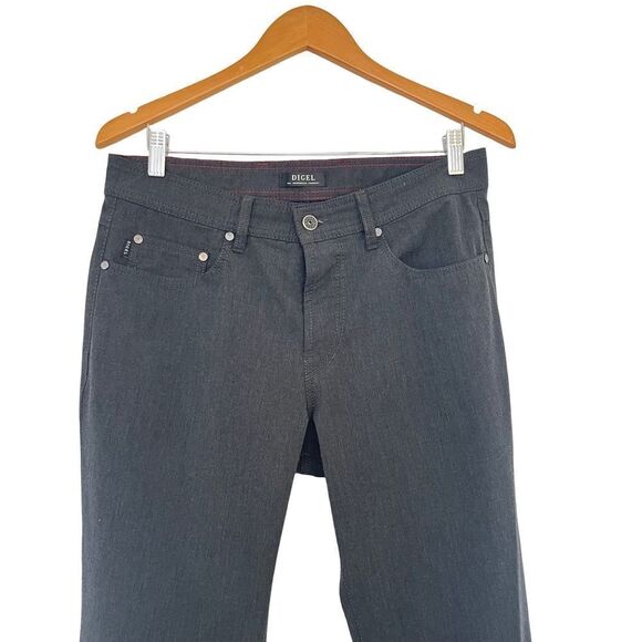 Digel Charcoal Gray "Lino Ceramica" Five Pocket Pant - Picture 5 of 10